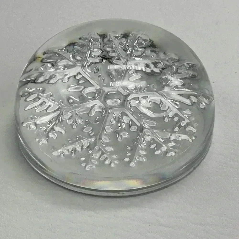 Vintage Avon Snowflake Paperweight